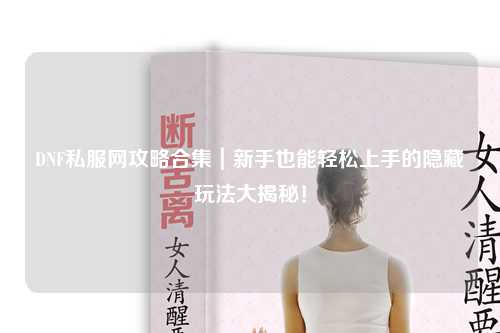DNF私服網攻略合集｜新手也能輕松上手的隱藏玩法大揭秘！