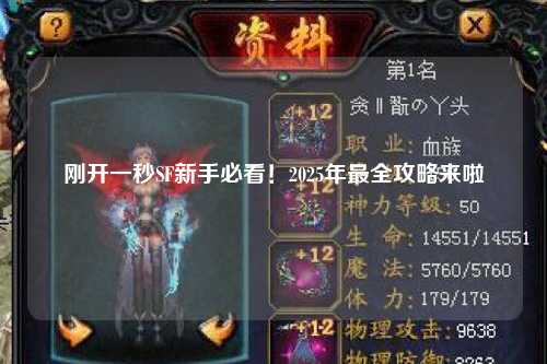 剛開一秒SF新手必看！2025年最全攻略來(lái)啦